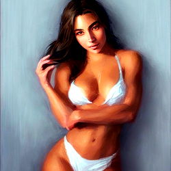 Pragtige Vrou in Bikini - 'n Sensuele Visie