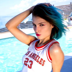 Sensuele Model in Streek: 'Trixy Blue' - Unieke Geskenk!