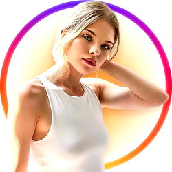 Pragtige OnlyFans Model – Eva in 'n Blanke Top