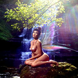 Pragtige Model in Bloot Gestalte - Sensuele Uitbeelding