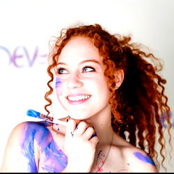 Pragtige Vroue Model in Kleur