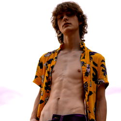 Strekman in 'n Strydse T-shirt - 'n Versigtige Uitsig