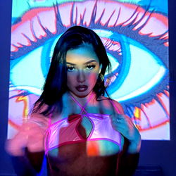 Sensuele Model in Pragtige Uitbeelding