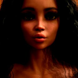 Pragtige vroue model in die lig van die donker