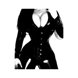 Pragtige Model in Volledige Latex - London