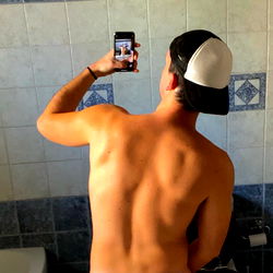 Paulus Roy - Sexy Selfportret in Glas