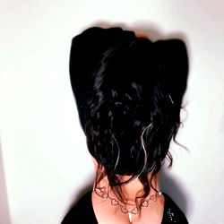 Pragtige Donkerhaar Model - Unieke Stilbeeld