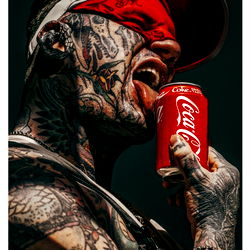 Krachtige Kracht en Stilte: Een Intense Portret