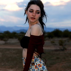 Pragtige OnlyFans Model in Kleurvolle Pragtige Gewrig