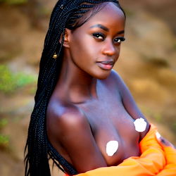 Pragtige Model in Hawaii - Unieke Afbeeldinge