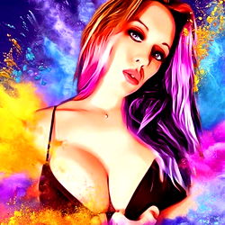 Pragtige Model in Swart - Unieke Geskenk