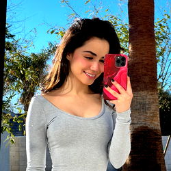 Pragtige Model in Ligterusse - Unieke Afbeelding