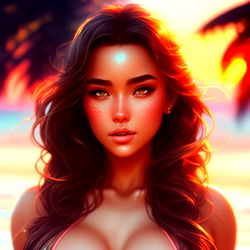 Pragtige Vroue in 'n Stadomgewing – Skye Aurora